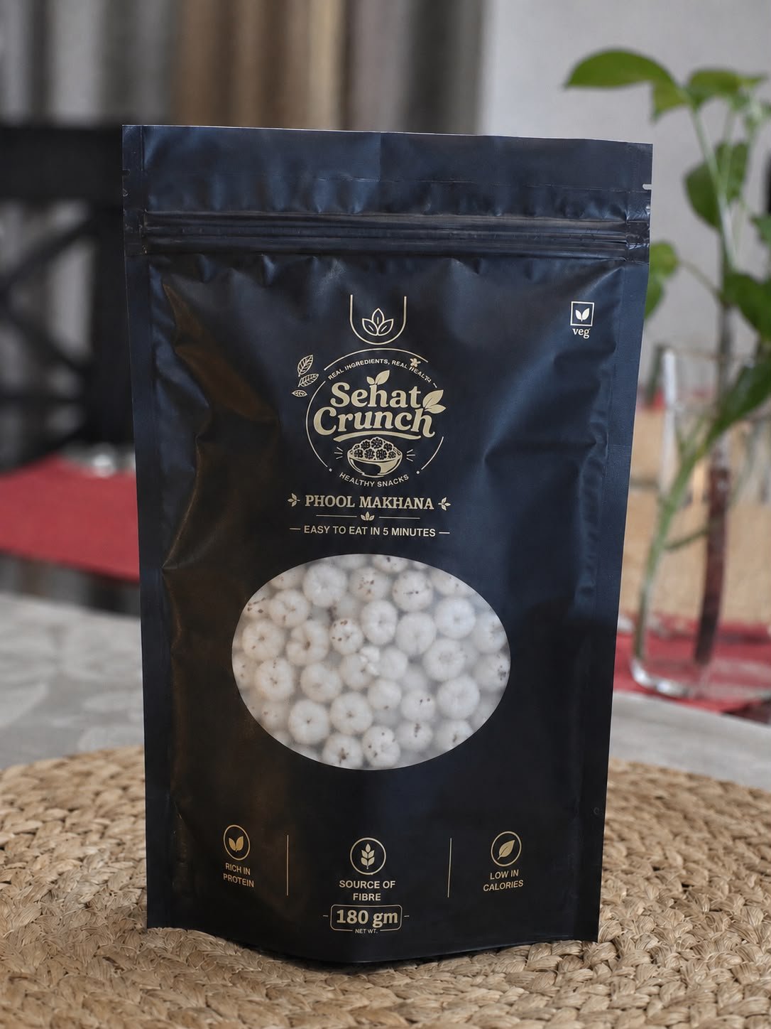 Sehat Crunch Premium Phool Makhana pack