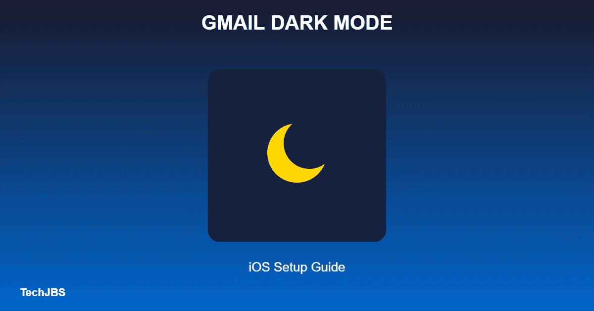 How to Turn On Dark Mode in Gmail on iOS