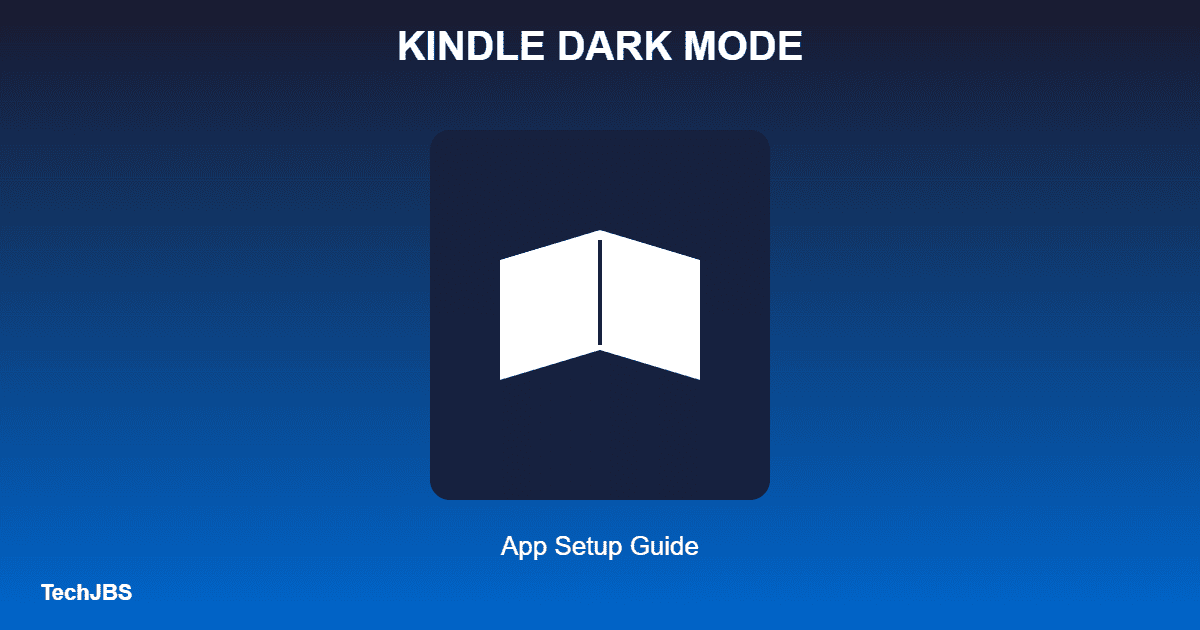 How to Enable Dark Mode in the Kindle App